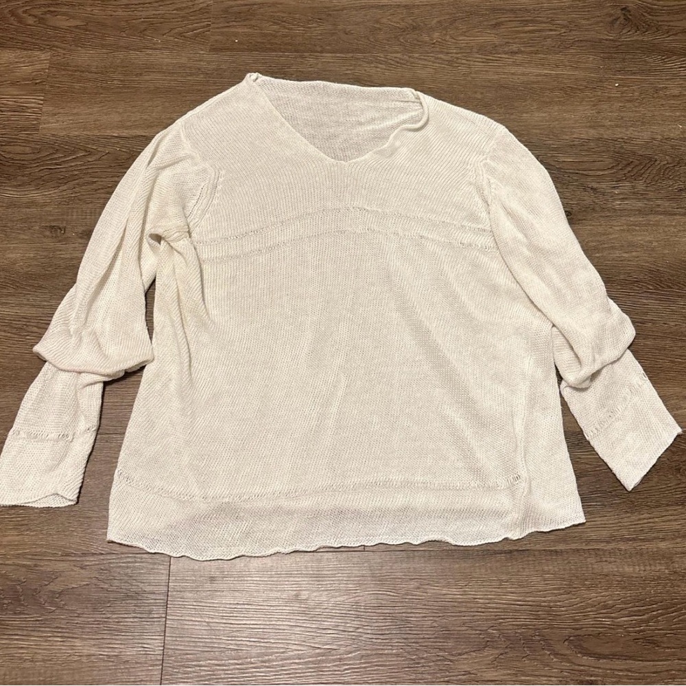 women’s white sweater
